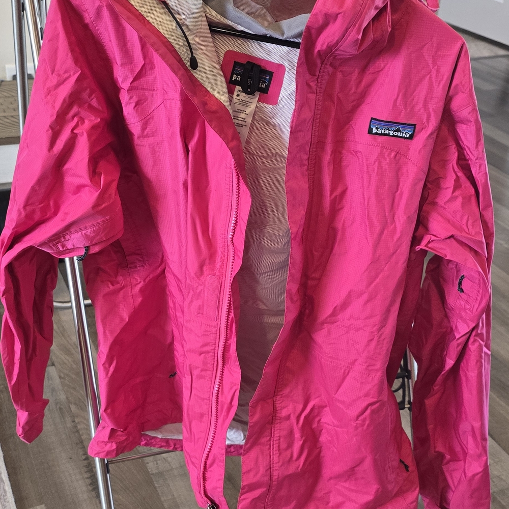 Patagonia Pink Rain Jacket